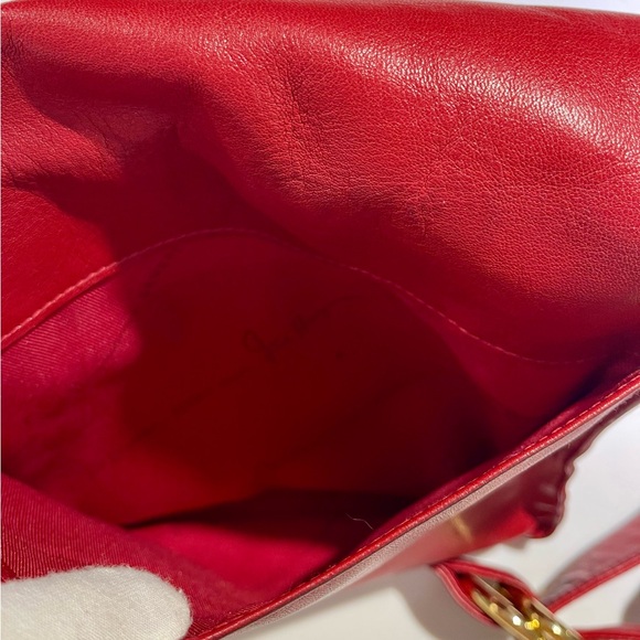 FRED HAYMAN Beverly Hills Crossbody Leather bag, flap over, Red - Picture 12 of 15